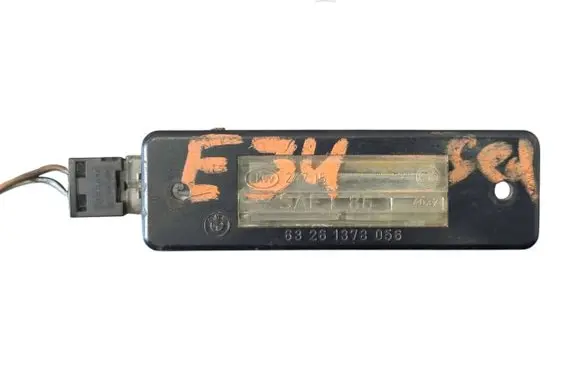 BMW 5 E34 Number plate light 1378056 63261378056 24715