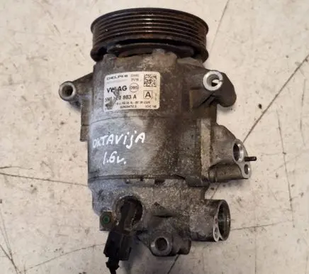Skoda Octavia Mk2 (1Z) Air conditioning (A/C) compressor (pump) 01140562 05280204752B 5N0820803A