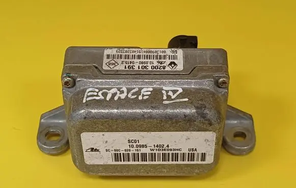 ESP acceleration yaw rate sensor