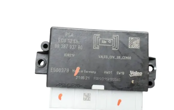 Peugeot 2008 II Parking PDC control unit/module 9838793780 E500379