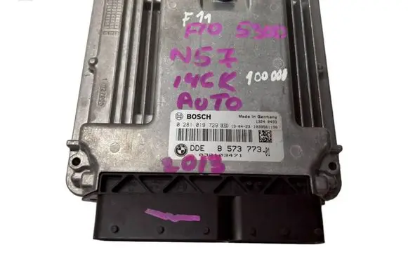 BMW 5 F10 F11 Engine control unit/module 8573773 0281019729