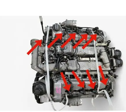 Mercedes-Benz S W220 Fuel injection system set A6280700487