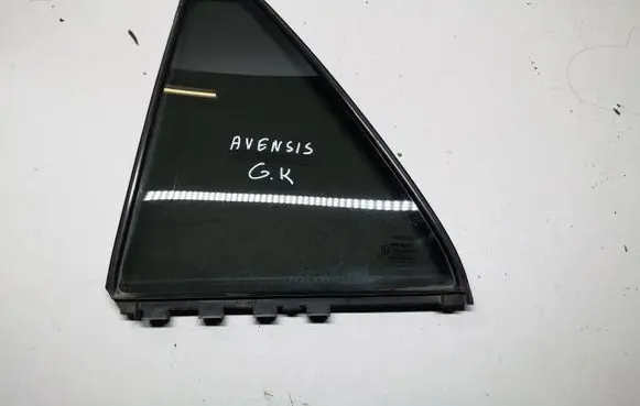 Toyota Avensis T250 Rear vent window glass E643R006723 DOT24AS3M101