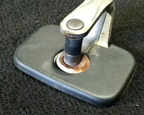 Saab 9-3 Ver1 Rear door lock loop/hook striker 
