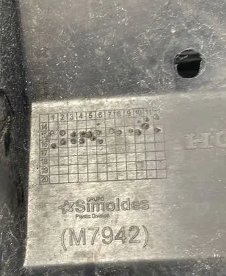 Honda Civic IX Front bumper skid plate/under tray M7942
