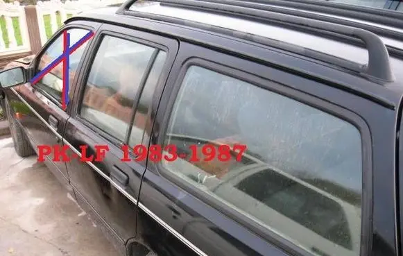 Ford Sierra Front door window glass four-door AS2