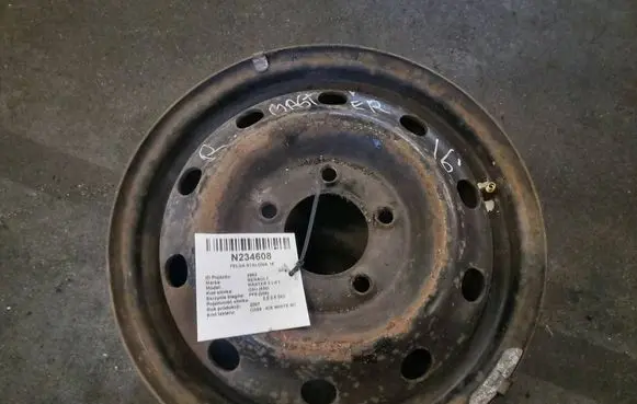 Renault Master II R16 steel rim 