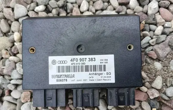 Audi A6 S6 C6 4F Tow bar trailer control unit/module 4F0907383 4F0910383 506078