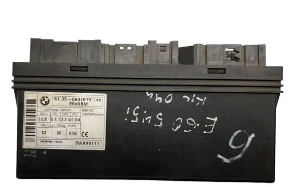 BMW 5 E60 E61 Comfort/convenience module 6947919 61356947919 5WK49111