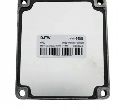 Opel Zafira A Engine control unit/module 09364499DJTW