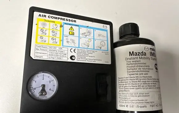 Mazda 6 Tire air pump compressor GS1D37C20 K4313