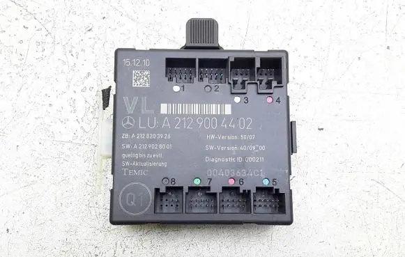 Mercedes-Benz C W204 Door control unit/module a2129004402