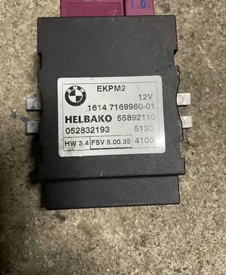 BMW 5 E60 E61 Fuel injection pump control unit/module 7169960