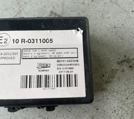 Toyota Verso Other control units/modules 8974102230B VZS000048533BG 10R0311005