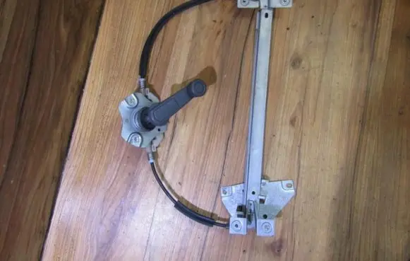 Sliding door window regulator with motor
