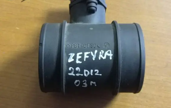 Opel Zafira A Mass air flow meter 0281002478 24437502