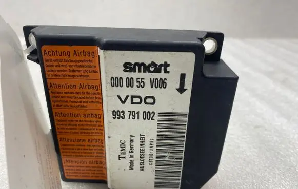 Smart ForTwo I Airbag control unit/module 0000055V006 993791002