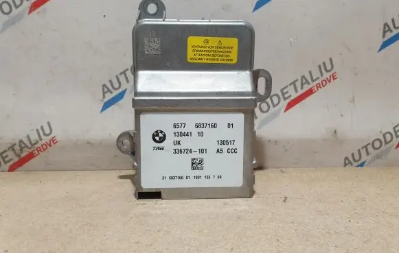 BMW 2 F46 Airbag control unit/module 6837160 5A41CA0 65776837160