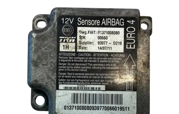 Fiat Ducato Airbag control unit/module 93977D219 01371008080