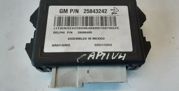 Chevrolet Captiva Central body control module 25843242 28096488