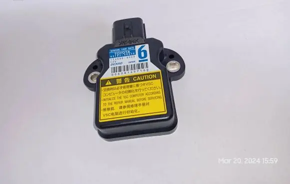 ESP acceleration yaw rate sensor