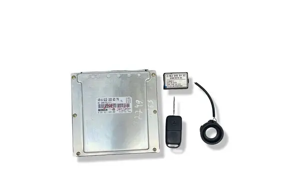 Mercedes-Benz ML W163 Engine ECU kit and lock set A6121536379 0281011408 1635459132