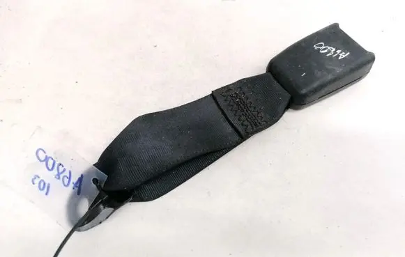Rear seatbelt buckle