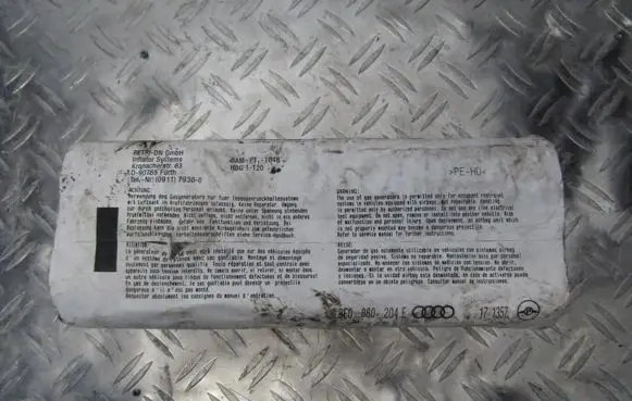 Audi A4 S4 B6 8E 8H Passenger airbag 8e0880204e 452201801095