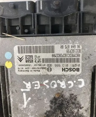 Citroen C-Crosser Engine control unit/module 9664487580