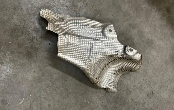 Mercedes-Benz GL X166 Exhaust heat shield A1663320388