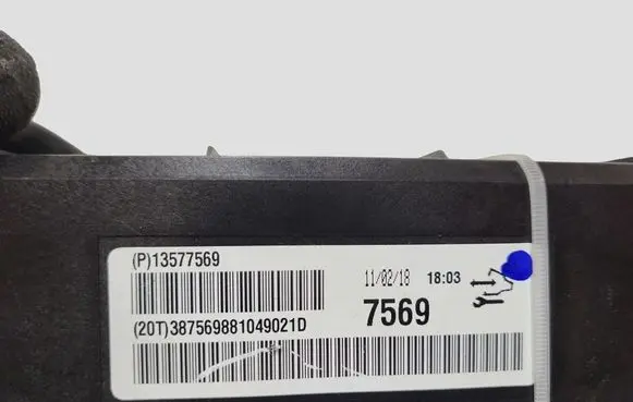 Opel Insignia A Air conditioning/heating control unit 13577569 387569881049021D