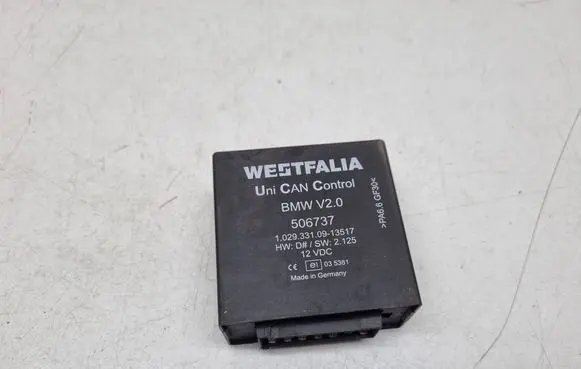 BMW 5 E60 E61 Tow bar trailer control unit/module 506737