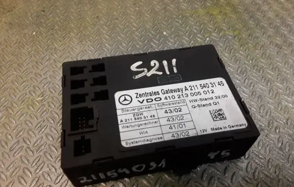 Mercedes-Benz E W211 Gateway control module 2115403145 A2115403145