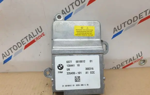 BMW 2 F46 Airbag control unit/module 6818812 65776818812 5A41CA0