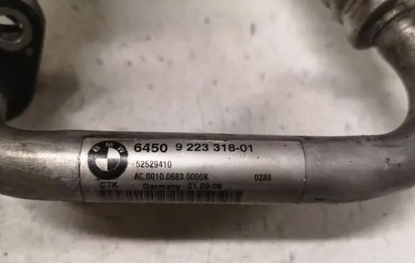 BMW 3 E90 E91 Air conditioning (A/C) pipe/hose 6450922331801 52529410 AC001006830000K