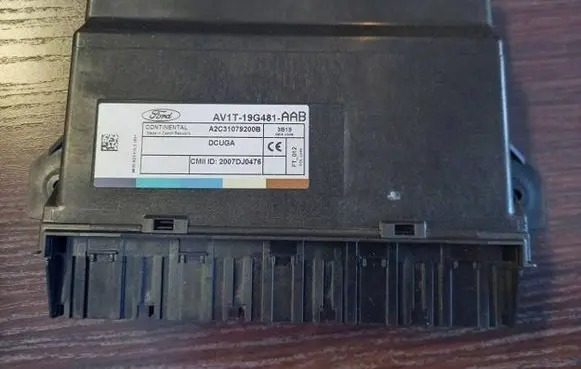 Ford B-MAX Central body control module AV1T19G481AAB 2007DJ0476 A2C31079200B