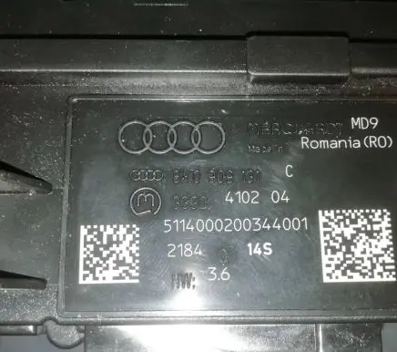 Audi Q5 SQ5 Ignition lock 8K0909131 3380410204 5114000200344401