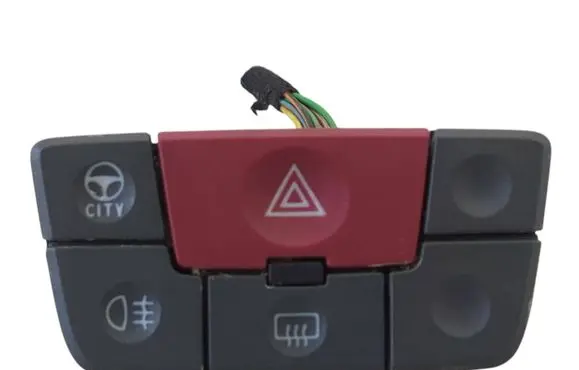 Fiat Panda II Hazard light switch 735357113 053320607