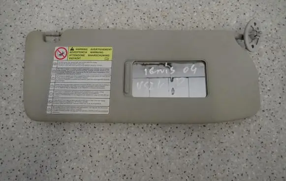Suzuki Ignis Sun visor