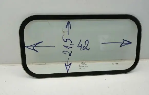 Ford Transit Rear windscreen/windshield window 43R00098