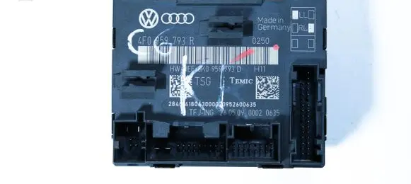 Audi A6 S6 C6 4F Door control unit/module 4F0959793R