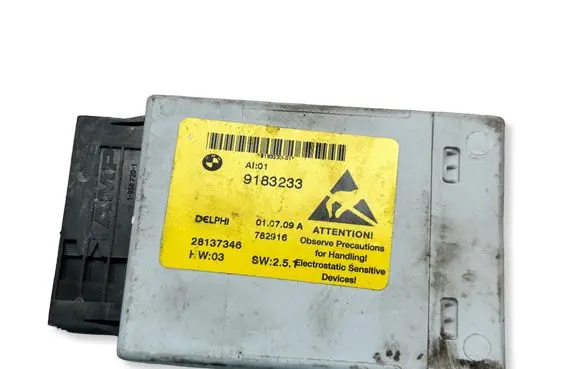 BMW 5 E60 E61 Center console control module 9183233 28137346 782916
