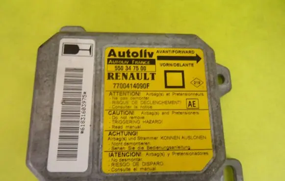 Renault Megane I Airbag control unit/module 7700414090F 550347500