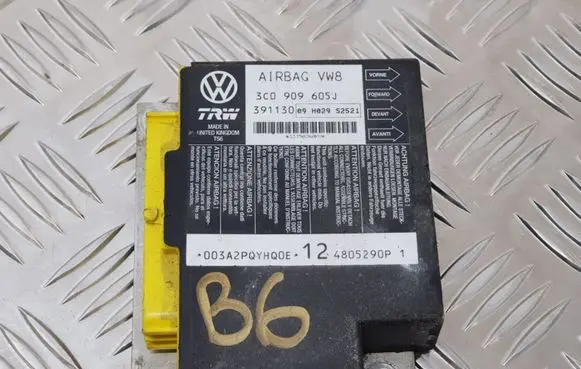 Volkswagen PASSAT B6 Airbag control unit/module 3C0909605J