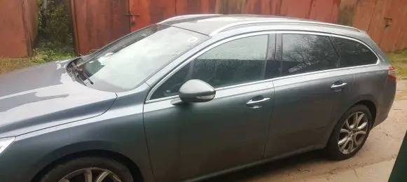Peugeot 508 Rear door window glass AS3