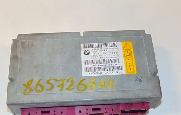 BMW 5 E60 E61 Airbag control unit/module 65776943087 6943087