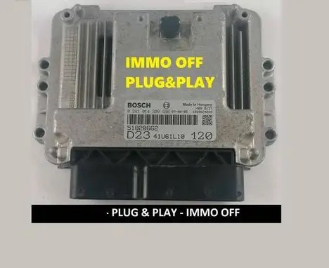 Fiat Ducato Engine control unit/module ECU 51820662 0281014209 41U61L10