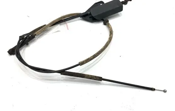 Volkswagen Touareg I Engine bonnet/hood lock release cable 7L0823633F