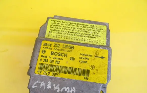Mitsubishi Carisma Airbag control unit/module 0285001232