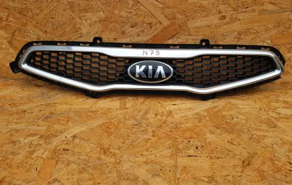 Front bumper upper radiator grill